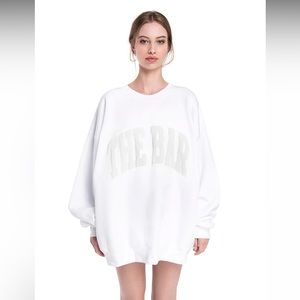 NWT. The Bar Varsity Sweatshirt